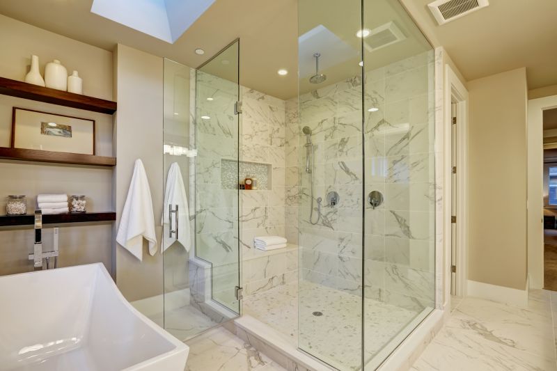Elegant Tile Shower Design